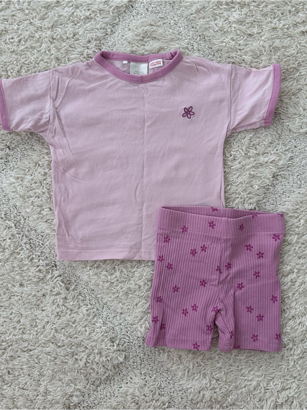 Zara Purple Floral Set